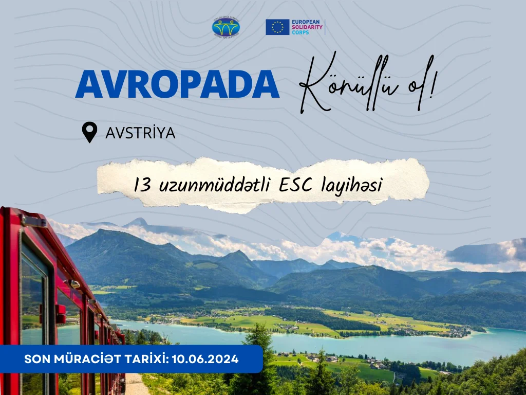 Avstriyada 13 uzunmüddətli Avropa Həmrəylik Korpusu (ESC) könüllülük layihəsi