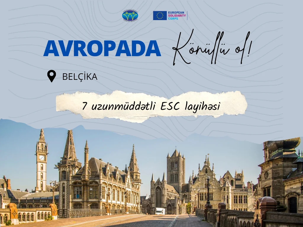 Belçikada 7 Avropa Həmrəylik korpusu ESC könüllülük layihələri